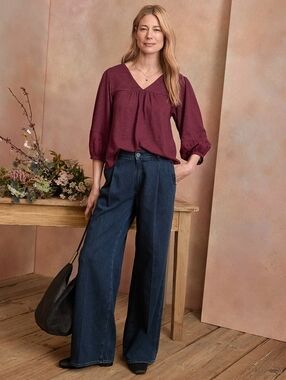 DL1961 ISABEL WIDE LEG Jeans 31" Inseam Size 26